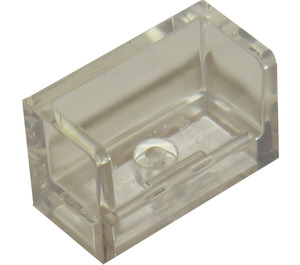 LEGO Transparent Paneel 1 x 2 x 1 mit geschlossen Ecken (23969 / 35391)