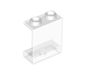 레고 투명한 패널 1 x 2 x 2 측면 지지대 없음, 중공 스터드 (4864 / 6268)