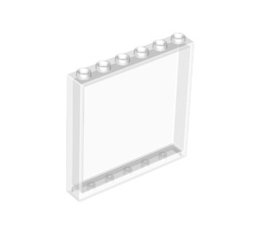 LEGO Transparent Panneau 1 x 6 x 5 (35286 / 59349)