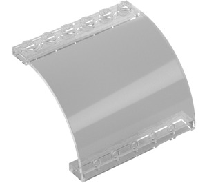 LEGO Transparent Panel 6 x 5 x 3 Curved (5065)