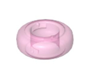 LEGO Transparent Pink Bead 10mm (46296)