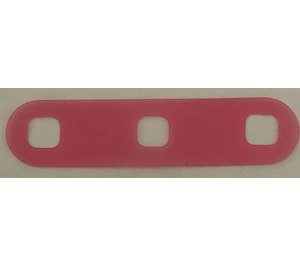 LEGO Transparent Pink Clikits Film Strip 2 x 8