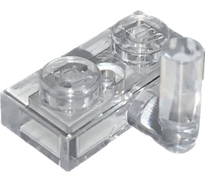 LEGO Transparent Plate 1 x 2 with Hook (5mm Horizontal Arm) (43876 / 88072)