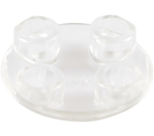 LEGO Transparent Plate 2 x 2 Round with Rounded Bottom (2654 / 28558)