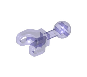 LEGO Transparent Purple Ball Joint with Ball Socket (90611)