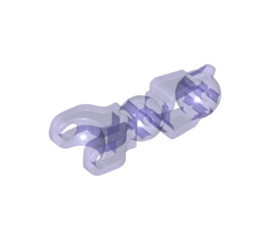 LEGO Transparant paars Balk met Bal Socket en Twee Joints (90617)