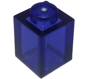 LEGO Transparent Purple Brick 1 x 1 (3005 / 30071)
