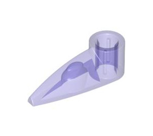 LEGO Violet transparent Griffe avec Essieu Trou (oeil bionique) (41669 / 48267)