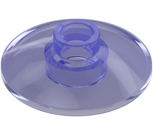 LEGO Viola trasparente Dish 2 x 2 (4740 / 30063)