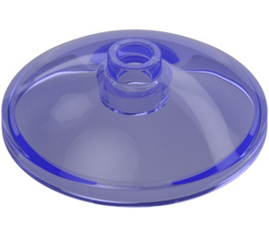 LEGO Transparent Purple Dish 3 x 3 (35268 / 43898)