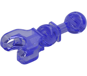 LEGO Transparent Purple Double Ball Joint with Ball Socket (90609)