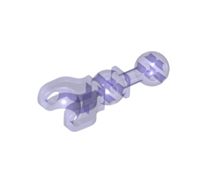 LEGO Transparent Purple Double Ball Joint with Ball Socket (90609)