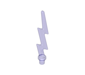 LEGO Transparent Purple Electric Bolt (27256)