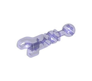 LEGO Transparent Purple Medium Ball Joint with Ball Socket and Beam (90608)