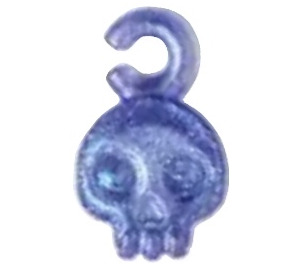 LEGO Transparent Purple Opal Charm - Skull