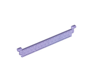 LEGO Transparant paars opaal Garage Roller Deur Sectie zonder handvat (4218 / 40672)
