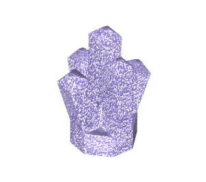 LEGO Transparent Purple Opal Rock 1 x 1 with 5 Points (28623 / 30385)