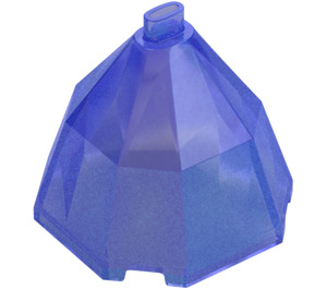 LEGO Transparent Purple Opal Skirt with Hip (80336)