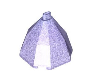 LEGO Transparent Purple Opal Skirt with Hip (80336)