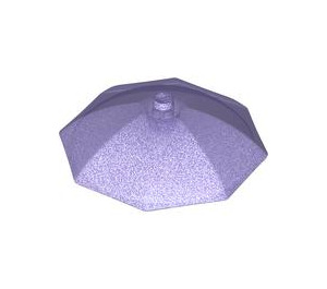 LEGO Transparenter lila Opal Sunshade / Umbrella oben Part 6 x 6 (4094 / 58572)