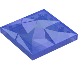 LEGO Transparent Purple Opal Tile 6 x 6 with Bumpy Top (3160)