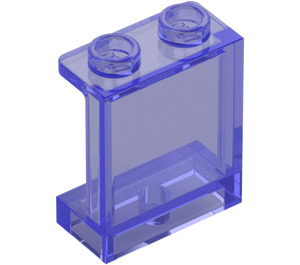 LEGO Transparent Purple Panel 1 x 2 x 2 with Side Supports, Hollow Studs (35378 / 87552)