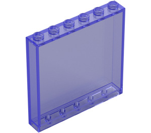 LEGO Transparent Purple Panel 1 x 6 x 5 (35286 / 59349)