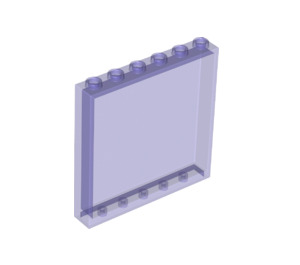 LEGO Violet transparent Panneau 1 x 6 x 5 (35286 / 59349)