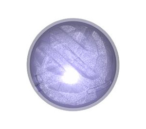 LEGO Transparent Purple Plastic Ball with Transparent Inner Ball (92534)