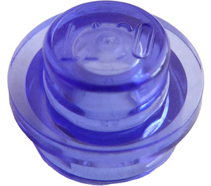 LEGO Transparent Purple Plate 1 x 1 Round (6141 / 30057)