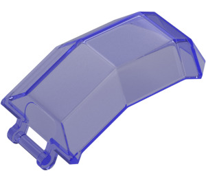 LEGO Transparent Purple Windscreen 4 x 4 x 4.3 with Handle (11289 / 63791)