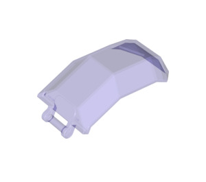 LEGO Transparent Purple Windscreen 4 x 4 x 4.3 with Handle (11289 / 63791)