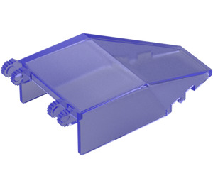 LEGO Transparent Purple Windscreen 4 x 7 x 1.6 (30372 / 54695)