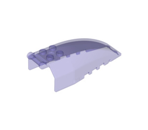 LEGO Transparent Purple Windscreen 4 x 8 x 2 with Handle (38480 / 92579)