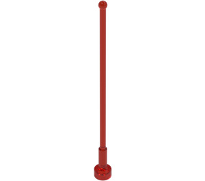 LEGO Rouge Transparent Antenne 1 x 8 (2569 / 47094)