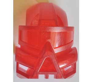 LEGO Transparentes Rot Bionicle Maske Kanohi Kaukau (32571)