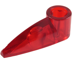 LEGO Transparent Red Claw with Axle Hole (Bionicle Eye) (41669 / 48267)