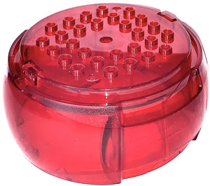 LEGO Transparentes Rot Container Medium (47674)