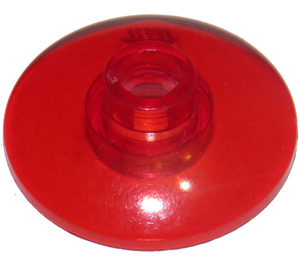 LEGO Rouge Transparent Dish 2 x 2 (4740 / 30063)