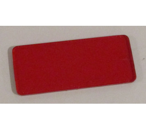 LEGO Transparent Red Glass for Panel 3 x 6 x 6 with Window (30321)