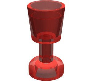 LEGO Transparent Red Goblet (2343 / 6269)