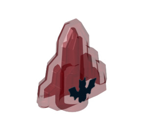 LEGO Transparent Red Moonstone with Bat (10178 / 10828)