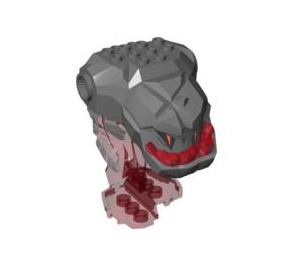LEGO Transparent Red Rock Monster Body (85049)