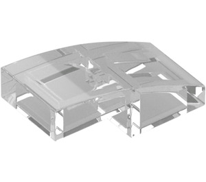 LEGO Transparent Slope 1 x 2 Curved (11477)