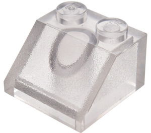 LEGO Transparent Pente 2 x 2 (45°) avec Frosted Interior