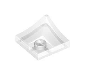 LEGO Transparent Slope 2 x 2 Curved with Corner (4190)