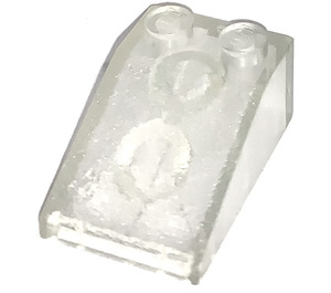 LEGO Transparent Backe 2 x 3 (25°) med grov yta (3298)