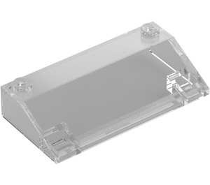 LEGO Transparent Backe 3 x 6 (25°) utan innerväggar (35283 / 58181)