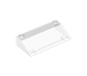 LEGO Transparent Slope 3 x 6 (25°) without Inner Walls (35283 / 58181)
