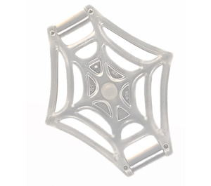 LEGO Transparent Spinne Web Medium mit Zwei Griffe und Ein(e) Stange